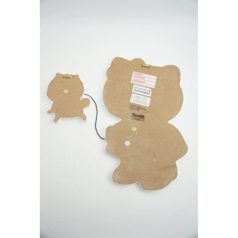 Sanrio Hello Kitty Wall Decor Lambs & Ivy Wooden Nursery Art Pink VGC